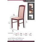 Barbi étkezőszék  - fehér