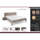 DANIEL ágykeret 160x200 - tölgy